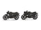 black motorbike cufflinks